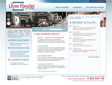 Tablet Screenshot of livrefoncier.fr